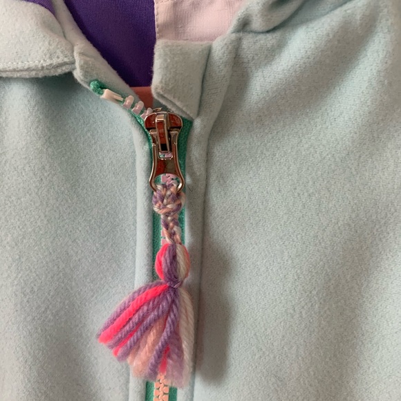 Cat & Jack Brand Baby Girl Unicorn Hooded Peacoat - Picture 3 of 12